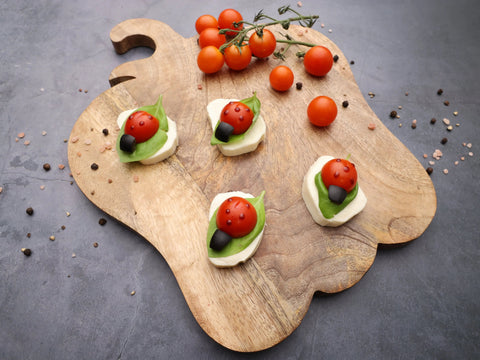 Ladybug-Caprese-Appetizer INOX Artisans
