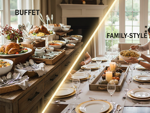 Buffet vs. Family Style: How to Serve Thanksgiving Dinner
