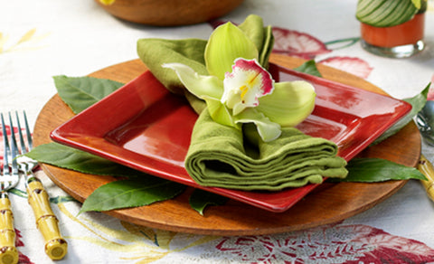 Throwing a Hawaiian Dinner Party Using Copper Flatware and Silverware