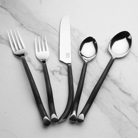 Twig Flatware, 5 Pc. Place Setting - INOX Artisans