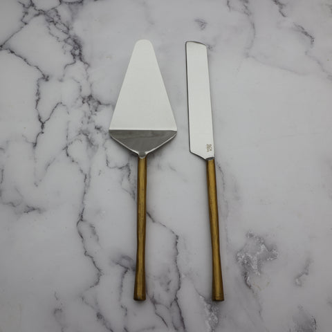 Camellia Cake Serving Set of 2
