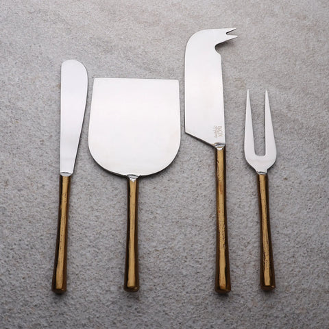 CAMELLIA CHEESE KNIVES 4 PC. SET - INOX Artisans