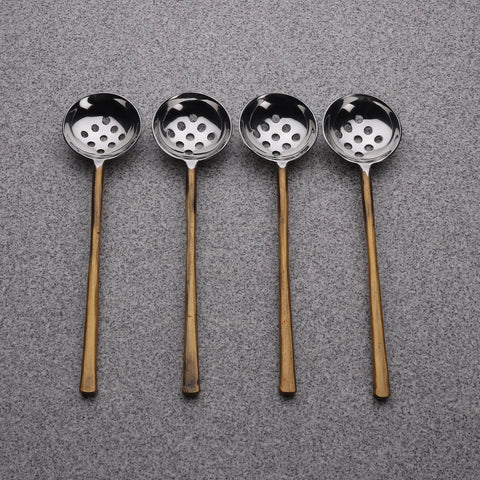 MEDICKI OLIVE SPOON 4 PC. SET - INOX Artisans