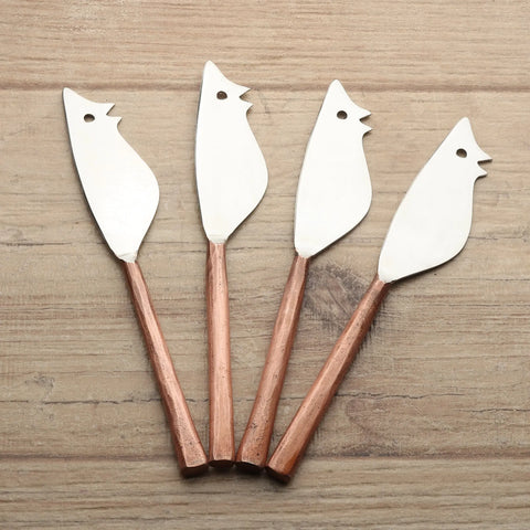 MEDICKI RATONCITO CHEESE SPREADER/KNIFE 4 PC. SET - INOX Artisans