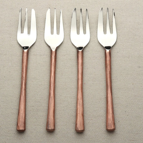MEDICKI DESSERT/PASTRY FORK 4 PC. SET - INOX Artisans