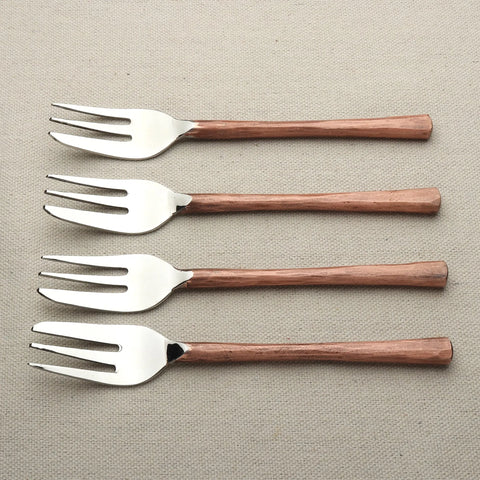 MEDICKI DESSERT/PASTRY FORK 4 PC. SET - INOX Artisans