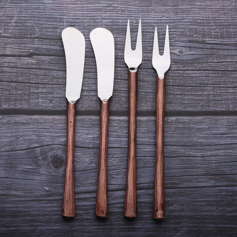 MEDICKI CHEESE FORK & SPREADER 4 PC. SET - INOX Artisans