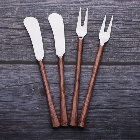 MEDICKI CHEESE FORK & SPREADER 4 PC. SET - INOX Artisans
