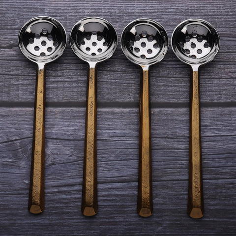 PLATEAU OLIVE SPOONS 4 PC. SET - INOX Artisans