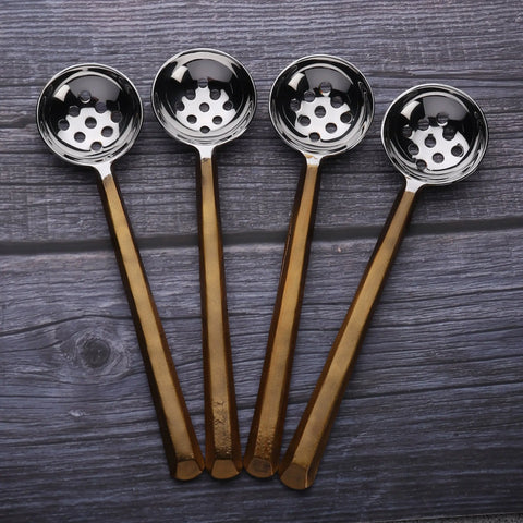 PLATEAU OLIVE SPOONS 4 PC. SET - INOX Artisans