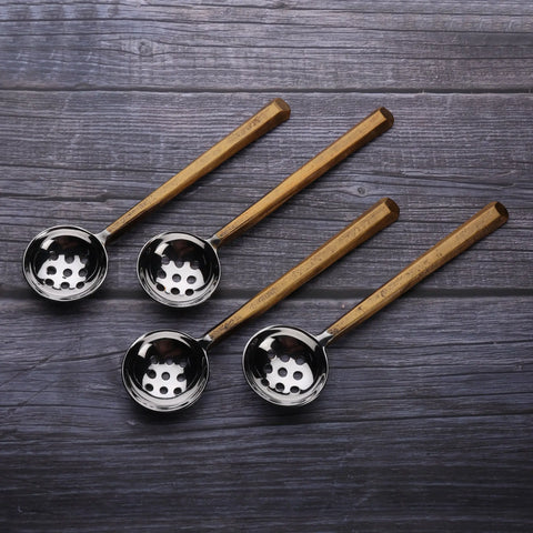 PLATEAU OLIVE SPOONS 4 PC. SET - INOX Artisans