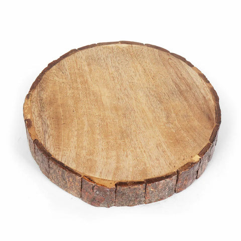 Bois Set of 3 Wood Bark Nut Bowls - INOX Artisans