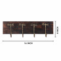 Brass Patina Fly Rustic Wall Hook Rack