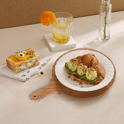 Ronda Small Acacia Wood Serving Platter - INOX Artisans