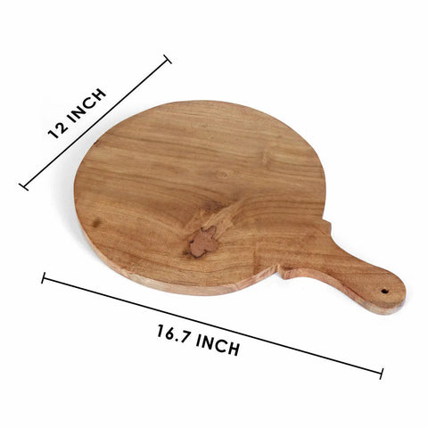 Ronda Small Acacia Wood Serving Platter - INOX Artisans