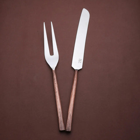 18 8 steel flatware, aniversary gifts, black flatware, christmas gifts, copper flatware set, dinnerware, hand forged flatware, Housewarming gifts, serveware, serving set, stainless flatware
