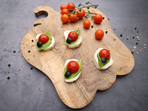 Ladybug Caprese Appetizer