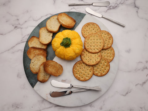 Pumpkin-Shaped Cheese Ball