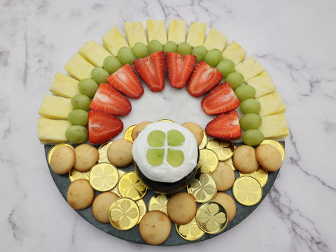 Rainbow Pot-of-Gold Fruit Charcuterie Board