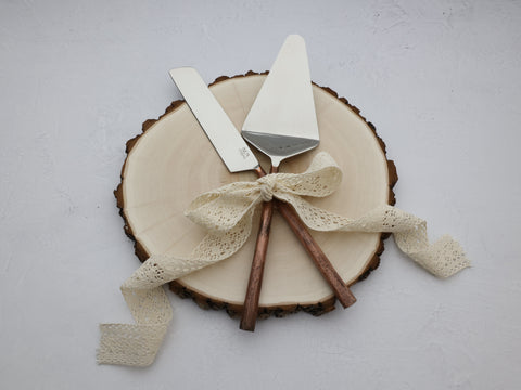 Say I Do with A Beautiful Wedding Cake Serving Set