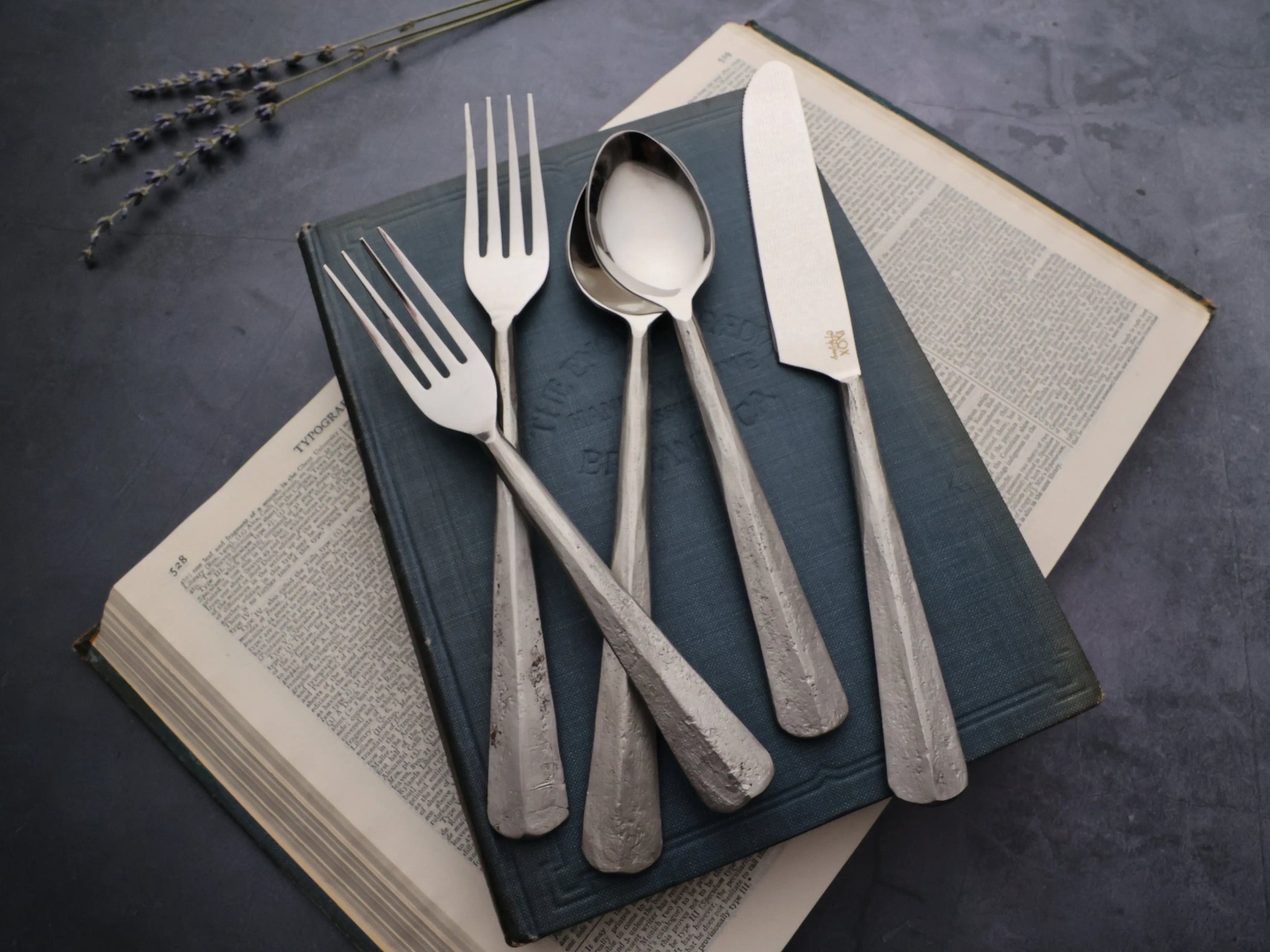 Rustic Silverware Spotlight on Ridge Flatware ~ Rustic and Refined - INOX Artisans
