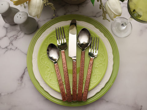 Everyday Luxury: Artisan-Crafted Copper Flatware