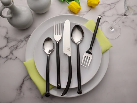 The-Bold-and-Beautiful-New-Black-Flatware-Sets INOX Artisans