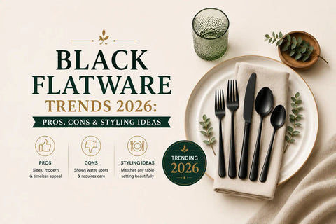 Black Flatware Trends 2026: Pros, Cons & Styling Ideas