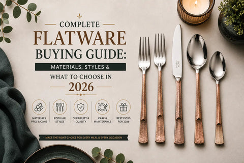 Complete Flatware Buying Guide: Materials, Styles & What to Choose in 2026