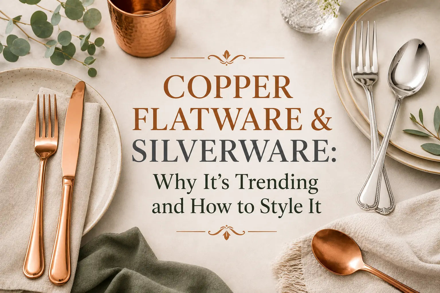 Copper Flatware & Silverware: Trends and Styling Ideas 2026 – INOX Artisans