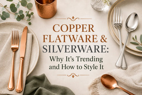 Copper Flatware & Silverware: Why It's Trending and How to Style It