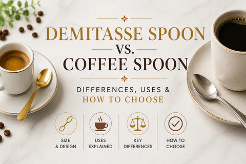 Demitasse Spoon vs. Coffee Spoon: Differences, Uses & How to Choose