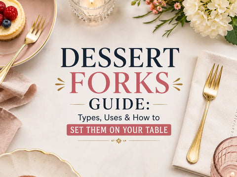 Dessert Forks Guide: Types, Uses & How to Set Them on Your Table