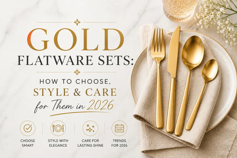 Gold Flatware Sets: How to Choose, Style & Care for Them in 2026