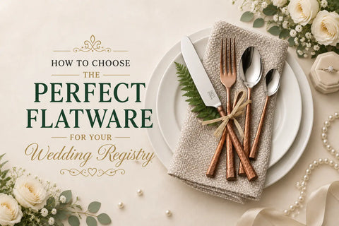 How to Choose the Perfect Flatware for Your Wedding Registry