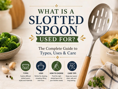 What Is a Slotted Spoon Used For? The Complete Guide to Types, Uses & Care