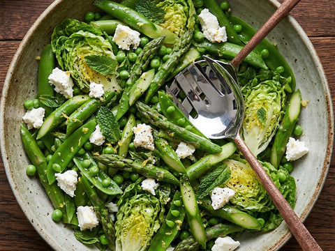 Spring Salad with Goat Cheese