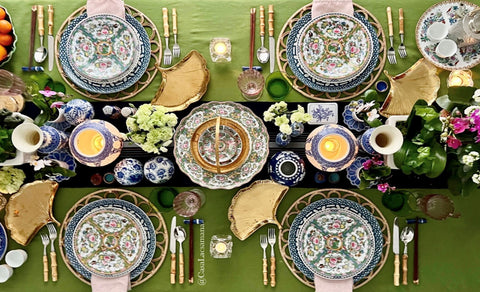 How to set a Chinoiserie Chic table