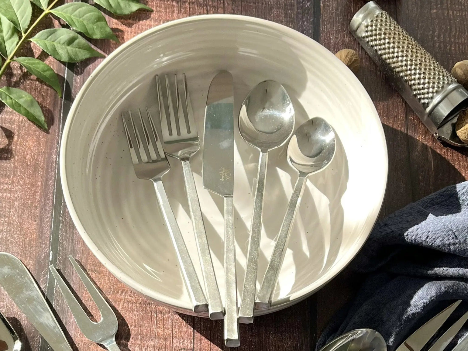 Rustic Flatware - Handmade for Living - INOX Artisans
