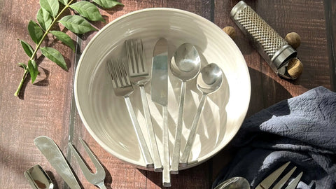 Rustic-Flatware-Handmade-for-Living INOX Artisans