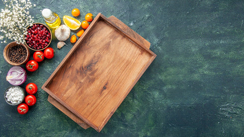 What’s new at INOX Artisans? Wood Trays and Marble and Wood Cutting Boards