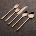 Brier PVD Flatware, 5 Pc. Place Setting - INOX Artisans