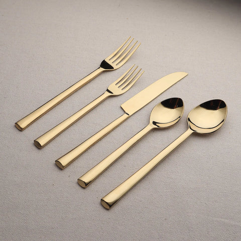 Brier PVD Flatware, 5 Pc. Place Setting - INOX Artisans