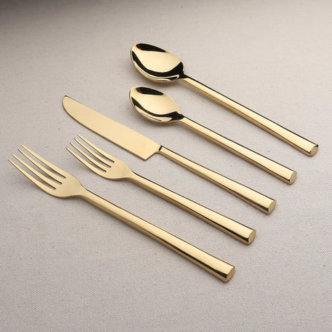 Brier PVD Flatware, 5 Pc. Place Setting - INOX Artisans