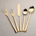 Brier PVD Flatware, 5 Pc. Place Setting - INOX Artisans