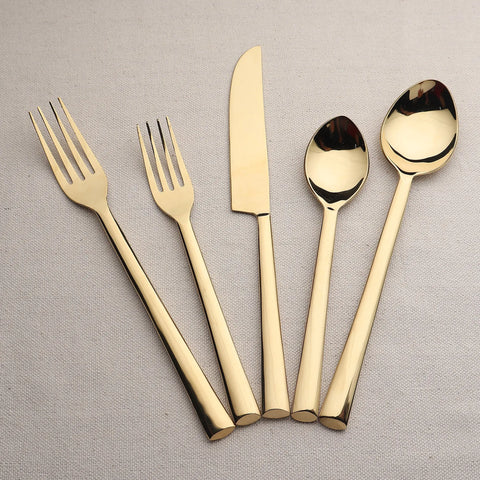 Brier PVD Flatware, 5 Pc. Place Setting - INOX Artisans