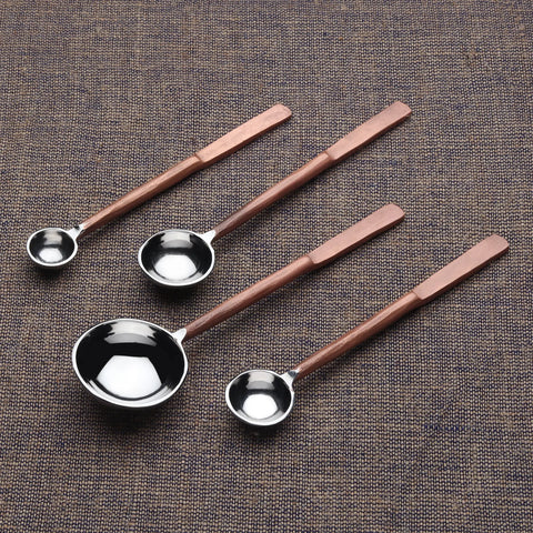 Celia Copper Measuring Spoons Set - INOX Artisans