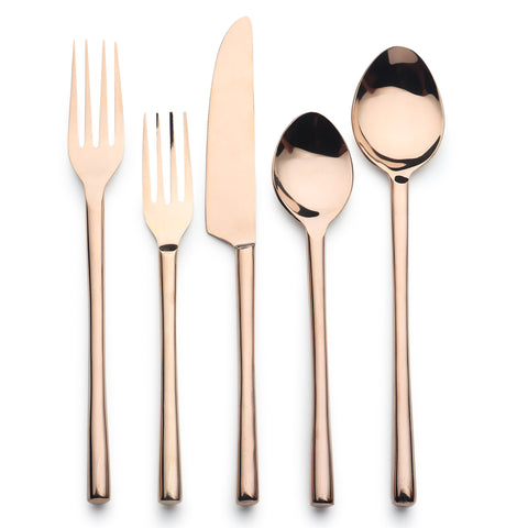 Camellia PVD Flatware, 5-Pc. Place Setting