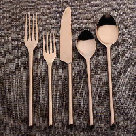 Camellia PVD Flatware, 5-Pc. Place Setting