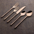 Camellia Flatware, 5-Pc. Place Setting - INOX Artisans